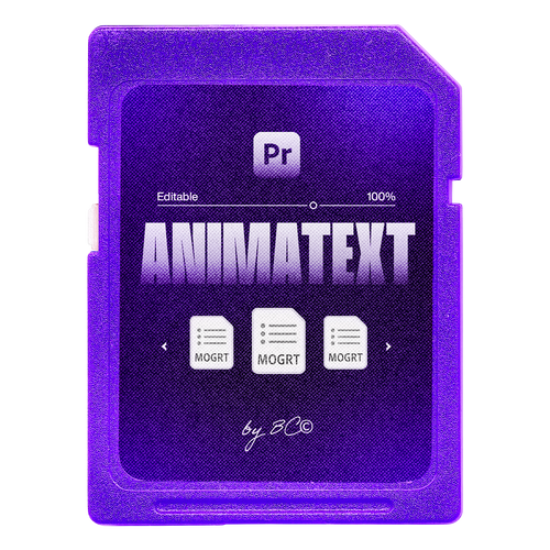 ANIMATEXT | ANIMACIONES DE TEXTO PREMIERE PRO