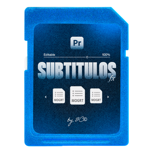 SUBTITULOSFX | ANIMACIONES DE TEXTO PREMIERE PRO