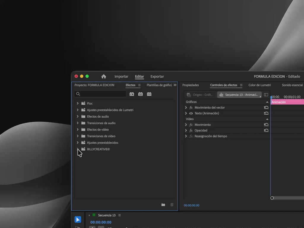 BLINK | Animated Text Preset for Premiere Pro